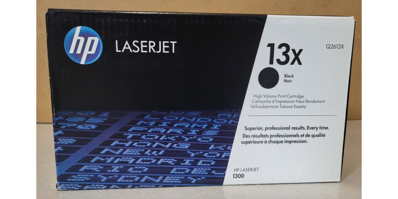 Toner HP 13X Schwarz Q2613X Neu OVP A-Ware Original HP LaserJet 1300  