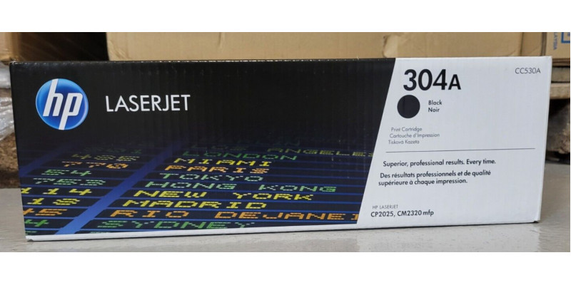 Toner HP 304A Schwarz CC530A Neu OVP A-Ware Original HP LJ CP2025   