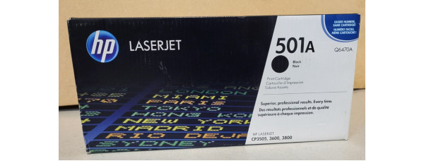 Toner HP 501A Schwarz Q6470A Neu OVP A-Ware Original HP LJ CP3505 3600  