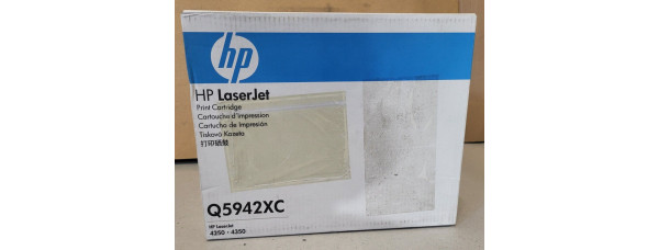 Toner HP Q5942XC Schwarz Neu OVP B-Ware Original HP LJ 4250 4350   