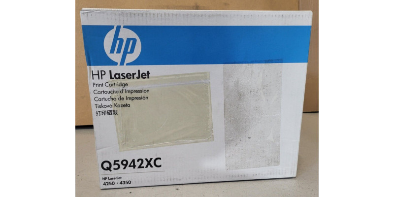 Toner HP Q5942XC Schwarz Neu OVP B-Ware Original HP LJ 4250 4350   