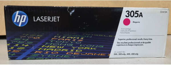 Toner HP 305A Magenta CE413A Neu OVP Original HP LJ Pro 300, 400   