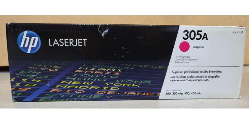 Toner HP 305A Magenta CE413A Neu OVP Original HP LJ Pro 300, 400   