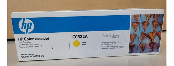 Toner HP CC532A Gelb Neu OVP Original HP LaserJet CP2025  . 