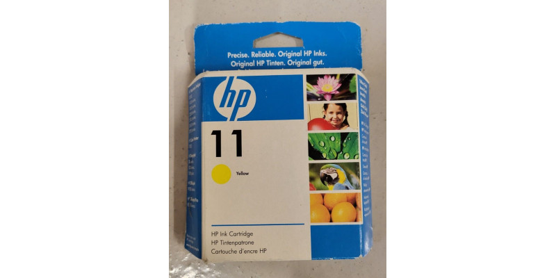 Tintenpatrone HP 11 Gelb C4838A Neu OVP Business Inkjet 1000 MHD 11.2011 