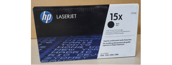 Toner HP 15X Schwarz C7115X Neu OVP A-Ware Original HP LJ 1200, 1220 . 
