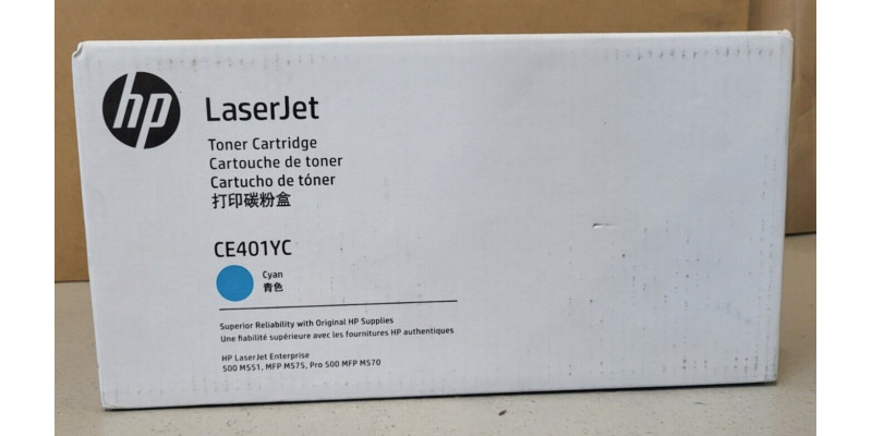 Toner HP CE401YC Cyan Neu OVP A-Ware Original HP LJ 500 M551 MFP M575  