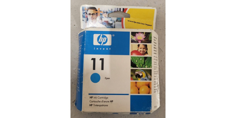Tintenpatrone HP 11 Cyan C4836AE Neu OVP Business Inkjet 1000 MHD 05.2007 