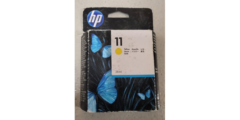 Tintenpatrone HP 11 Gelb C4838A Neu OVP Business Inkjet 1000 MHD 04.2012 