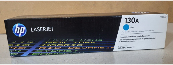 Toner HP 130A Cyan CF351A Neu OVP A-Ware Original HP MFP M176, MFP M177 . 
