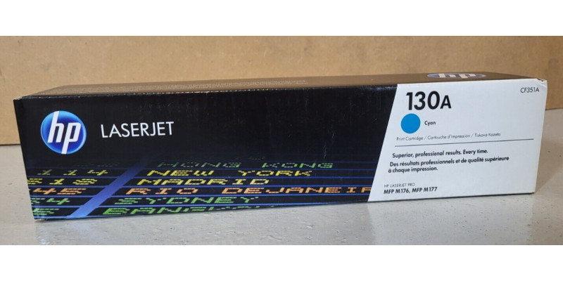 Toner HP 130A Cyan CF351A Neu OVP A-Ware Original HP MFP M176, MFP M177 . 