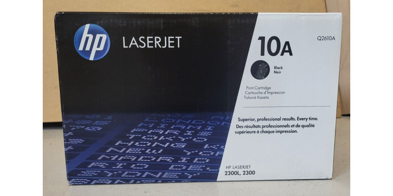 Toner HP 10A Schwarz Q2610A Neu OVP A-Ware Original HP LJ 2300L, 2300 . 