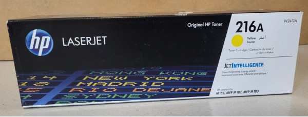 Toner HP 216A Gelb W2412A Neu OVP B-Ware Original HP LaserJet Pro M155 . 