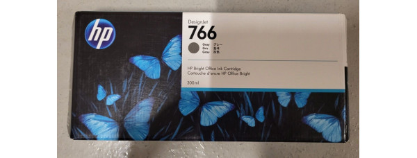 Tintenpatrone HP 766 Grau P2V93A Neu OVP A-Ware Original MHD: 11.2025 . 