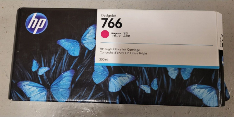 Tintenpatrone HP 766 Magenta P2V90A Neu OVP B-Ware Original MHD: 03.2024  