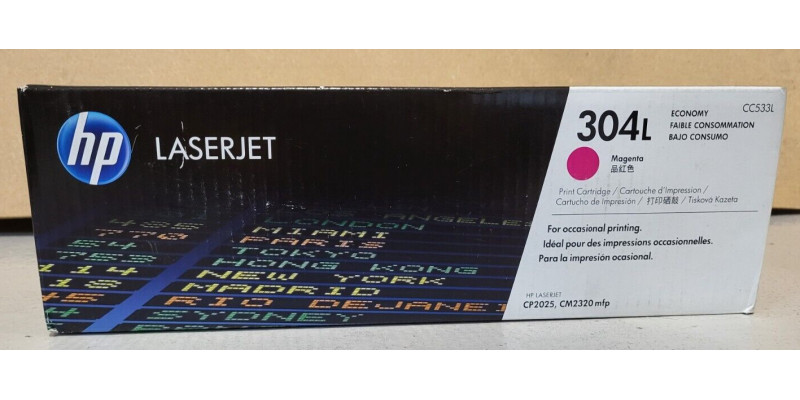 Toner HP 304L Magenta CC533L Neu OVP A-Ware HP LaserJet CP2025 CM2320 mfp . 