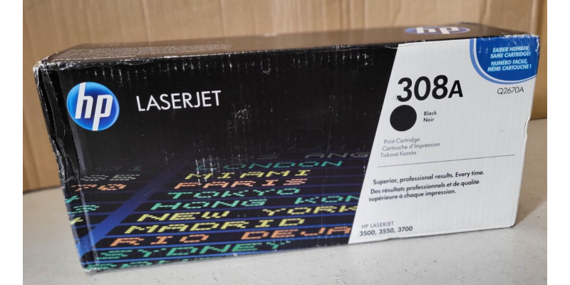 Toner HP 308A Schwarz Q2670A Neu OVP B-Ware Original HP LJ 3500, 3550 . 