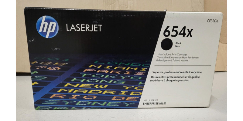 Toner HP 654X Schwarz CF330X Neu OVP Original HP LJ M651  