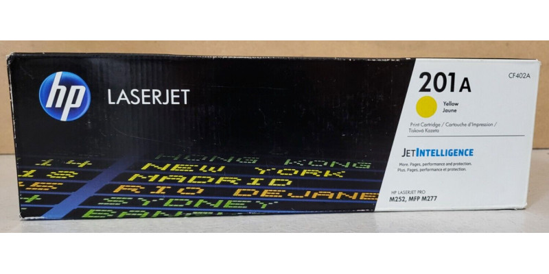 Toner HP 201A Gelb CF402A Neu OVP A-Ware Original HP LJ Pro M252   