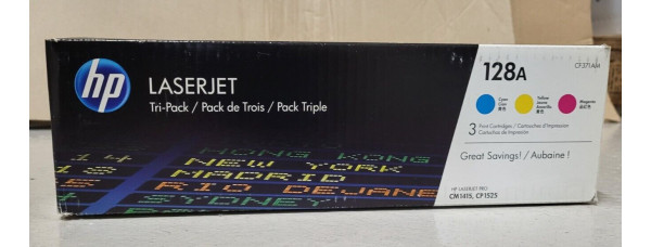 Tri-Pack Toner HP 128A CMY CF371AM Neu OVP A-Ware Original LJ Pro CM 1415  