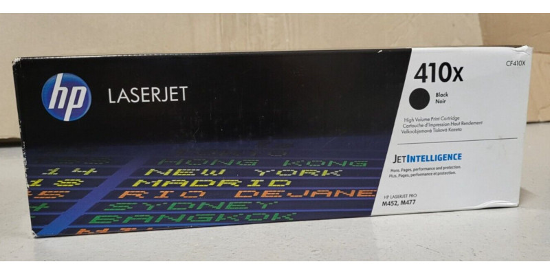 Toner HP 410X Schwarz CF410X Neu OVP A-Ware Original HP LJ M452, M477  