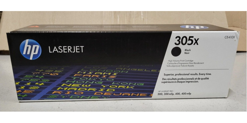 Toner HP 305X Schwarz CE410X Neu OVP A-Ware Original HP LJ 300, 300 mfp  