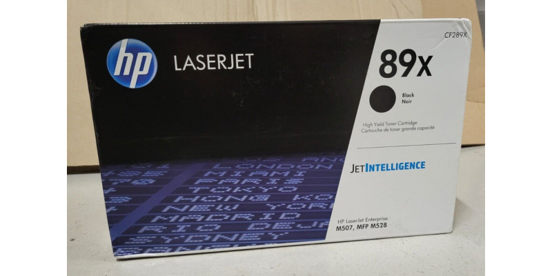 Toner HP 89X Schwarz CF289X Neu OVP A-Ware Original HP LJ M507 MFP M528 . 