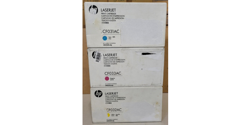 3 Toner HP 646A CMY Neu OVP Original HP LJ Enterprise CM4540mfp  