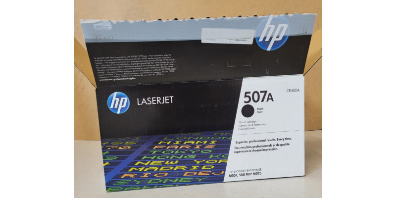 Toner HP 507A Schwarz CE400A Neu OVP Original HP LaserJet M551  