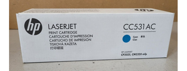Toner HP 304A Cyan CC531AC Neu OVP Original HP LaserJet CP2025  . 
