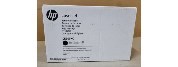 Toner HP Schwarz CE505XC Neu OVP Original HP LaserJet P2055  . 