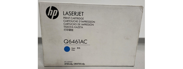 Toner HP Q6461AC Cyan Neu OVP Original HP LaserJet 4730 mfp . 