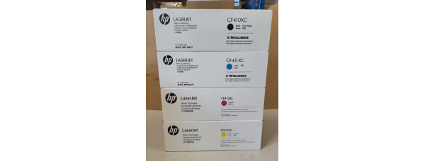 4 Toner HP CF410XC CF411XC CF412XC CF413XC Neu OVP A-Ware Original M452 MFP M477 