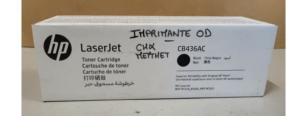 Toner HP 36A Schwarz CB436AC Neu OVP Original HP LaserJet P1505 . 