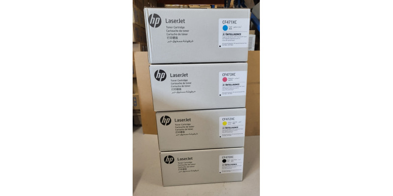 4 Toner HP CF471XC CF472XC CF473XC CF470XC Neu OVP A-Ware Original MFP M681  