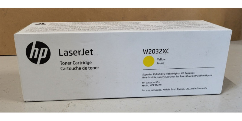 Toner HP W2032XC Gelb Neu OVP A-Ware Original HP 415X LaserJet Pro M454  
