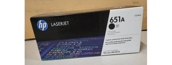 Toner HP 651A Schwarz CE340A Neu OVP Original HP LJ 700 Color MFP M775  