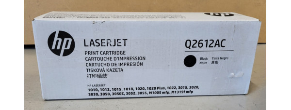 Toner HP Q2612AC Schwarz Neu OVP Original HP LJ 1010 1012 1015 1018 . 
