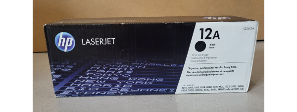 Toner HP 12A Schwarz Q2612A Neu OVP A-Ware Original HP LJ 1010, 1012 . 
