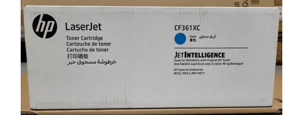 Toner HP 508X Cyan CF361XC Neu OVP A-Ware Original HP LJ M552, M553  