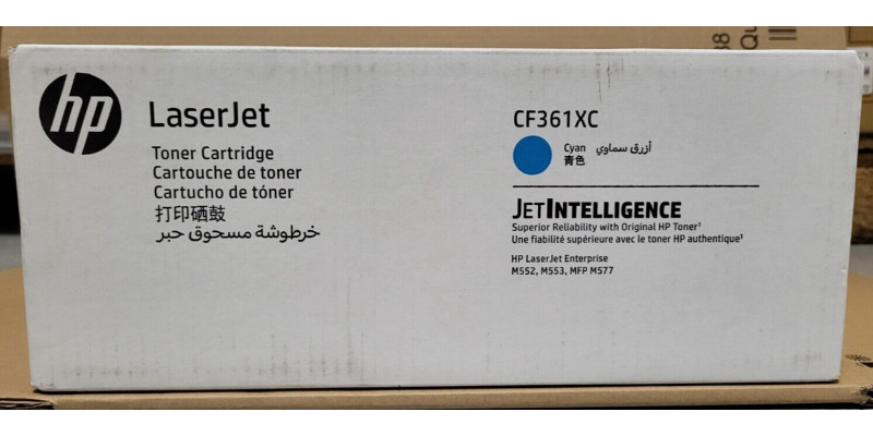 Toner HP 508X Cyan CF361XC Neu OVP A-Ware Original HP LJ M552, M553  