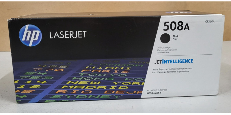 Toner HP 508A Schwarz CF360A Neu OVP A-Ware Original HP LJ M552, M553 . 