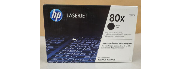 Toner HP 80X Schwarz CF280X Neu OVP Original HP LJ Pro 400 M401, 400 M425 . 