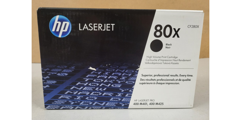 Toner HP 80X Schwarz CF280X Neu OVP Original HP LJ Pro 400 M401, 400 M425 . 