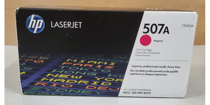 Toner HP 507A Magenta CE403A Neu OVP Original HP LaserJet M551 . 