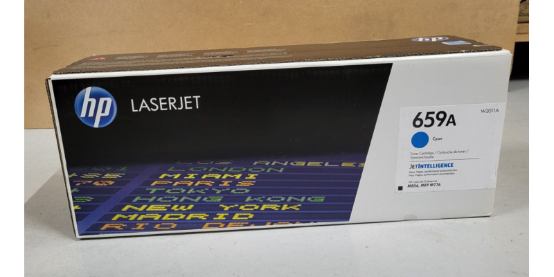 HP Toner 659A Cyan W2011A Neu OVP Original HP LJ M856 MFP M776 . 