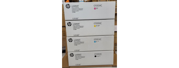 4 Toner HP 827A CF300AC CF301AC CF302AC CF303AC Neu OVP A-Ware Original MFP M880 