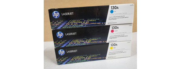 3 HP Toner 130A CF351A CF352A CF353A Neu OVP A-Ware Original MFP M176  