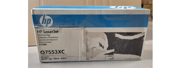 Toner HP Q7553XC Schwarz Neu OVP Original HP LaserJet M2727 mfp . 