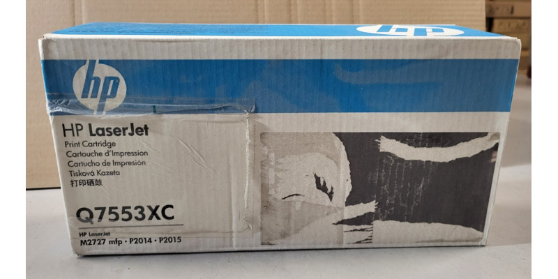 Toner HP Q7553XC Schwarz Neu OVP Original HP LaserJet M2727 mfp . 